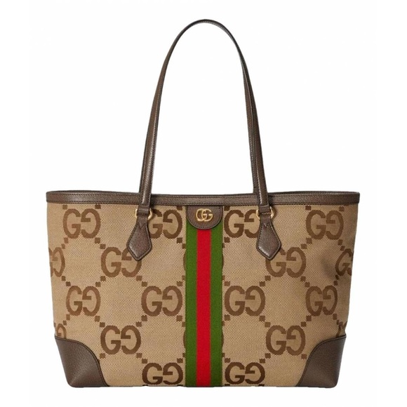 NWT Gucci Ophidia Jumbo GG tote Web Ophidia Shopping Tote - Picture 1 of 13